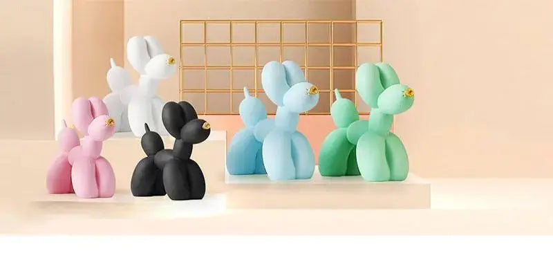 Radiant Glow - Gylden Snude Ballonskulptur