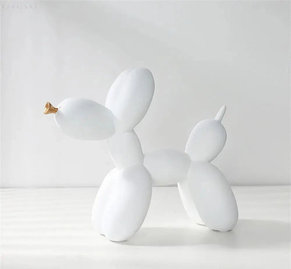 Radiant Glow - Gylden Snude Ballonskulptur
