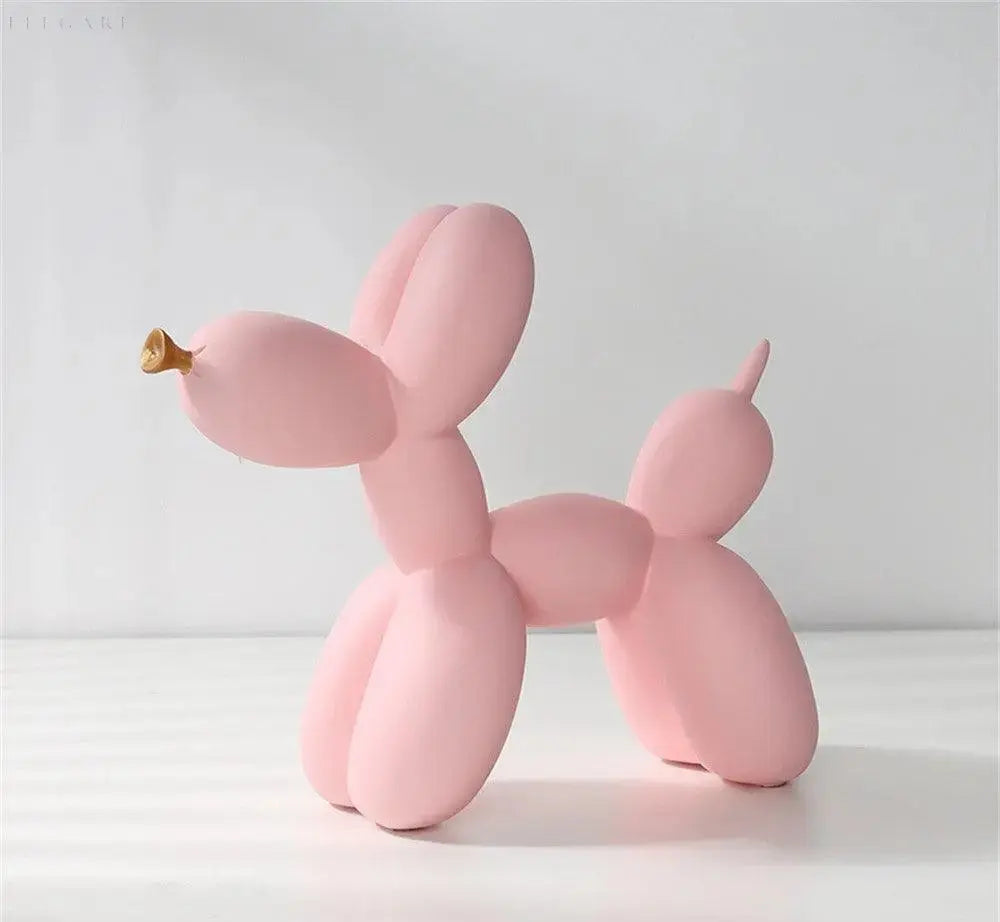 Radiant Glow - Gylden Snude Ballonskulptur