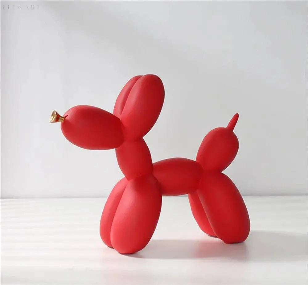 Radiant Glow - Gylden Snude Ballonskulptur