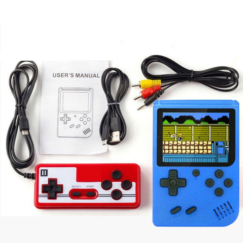 Mini Retro Gaming Console – Bærbar Håndholdt Spiller med 400 Indbyggede Klassiske Spil til Rejser