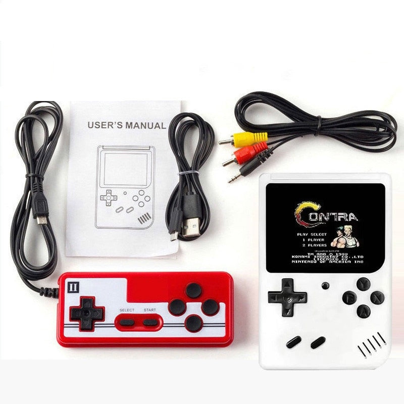 Mini Retro Gaming Console – Bærbar Håndholdt Spiller med 400 Indbyggede Klassiske Spil til Rejser