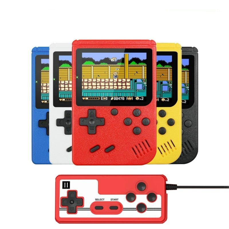 Mini Retro Gaming Console – Bærbar Håndholdt Spiller med 400 Indbyggede Klassiske Spil til Rejser