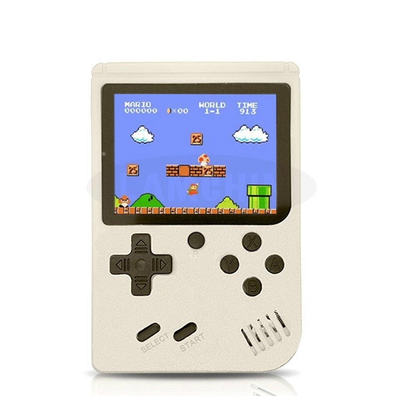 Mini Retro Gaming Console – Bærbar Håndholdt Spiller med 400 Indbyggede Klassiske Spil til Rejser