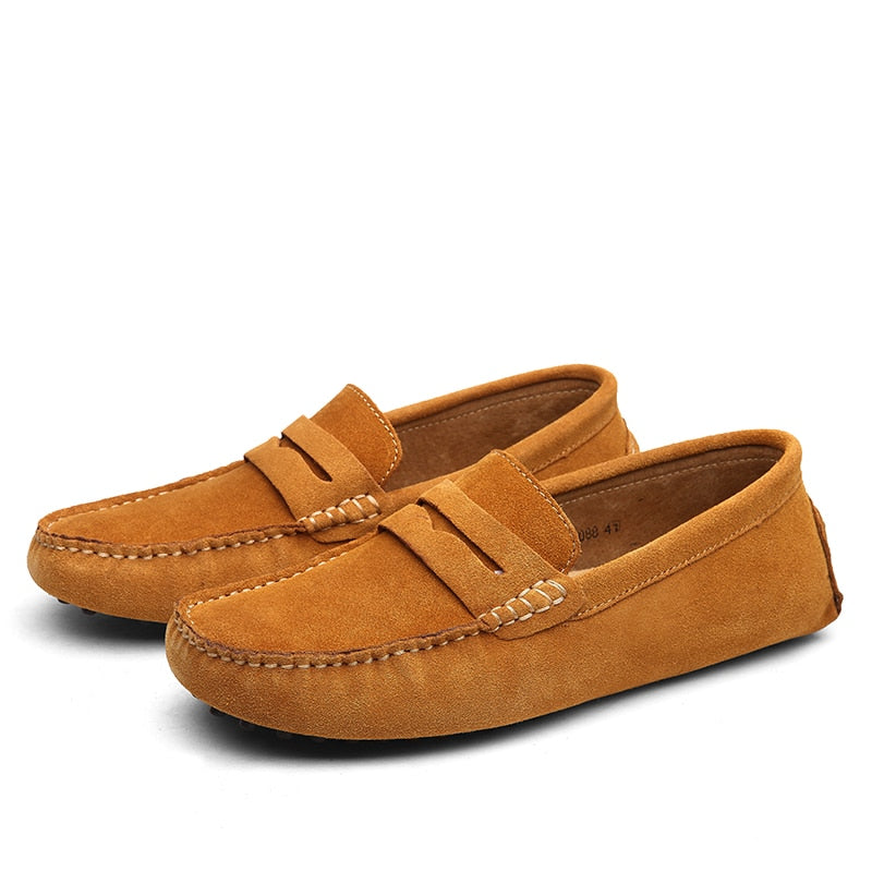 Stilfuld Italiensk | Herre Mode Casual Suede Loafers til Ham