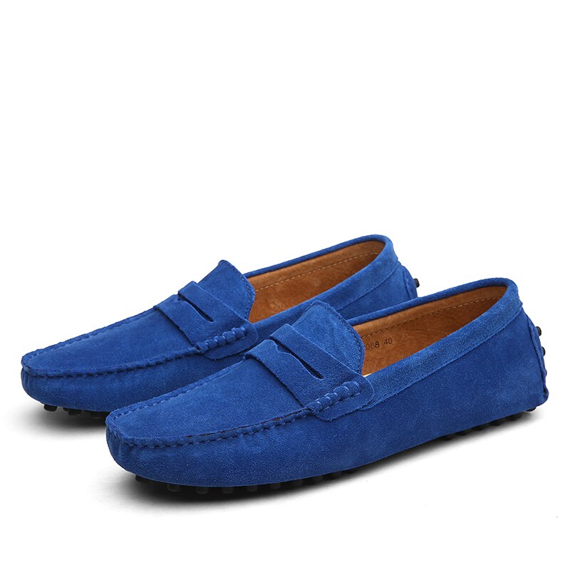 Stilfuld Italiensk | Herre Mode Casual Suede Loafers til Ham