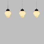 LYKKE - Lampe af mat glas