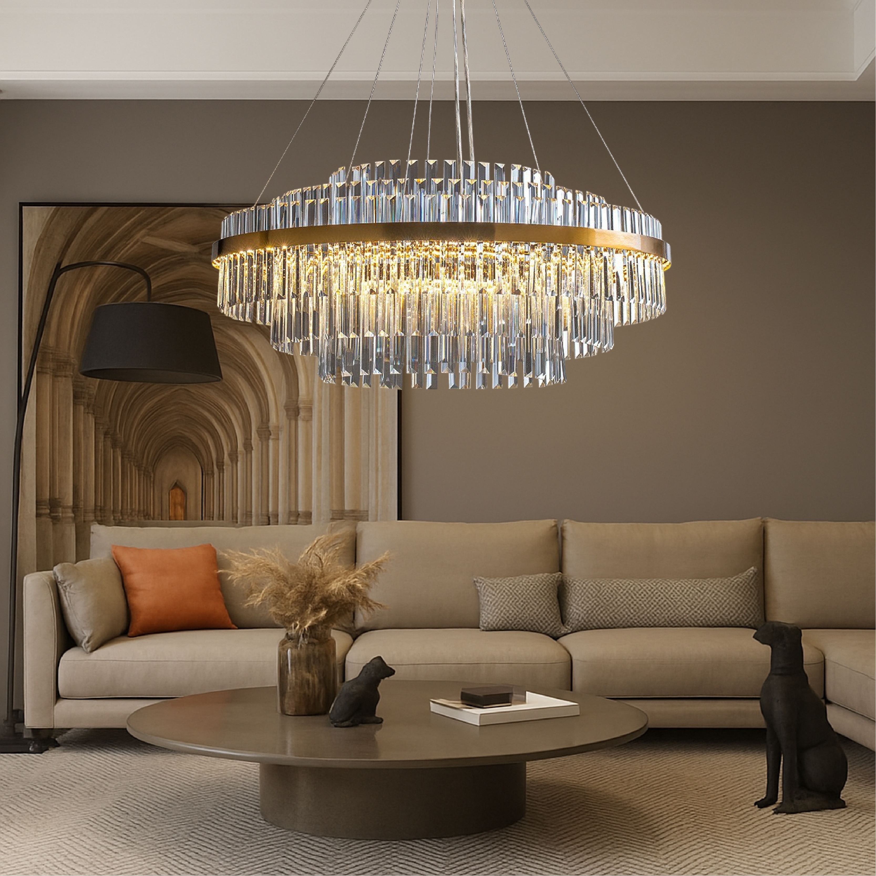 OLENKA - Moderne LED-lysekrone