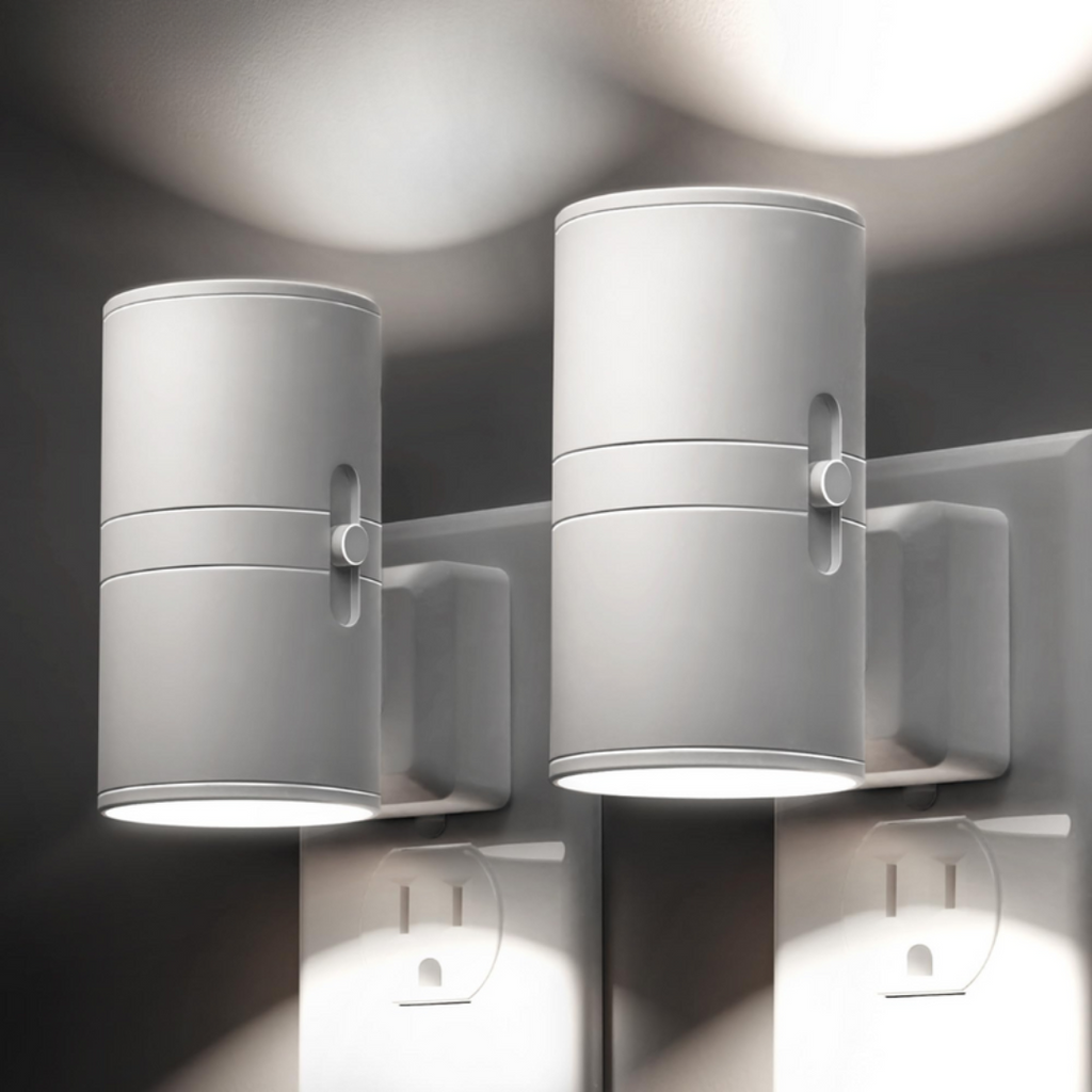 Intelligent LED-belysning med dag- og nat-sensor og kontinuerlig dæmpning – Plug & Play-løsning til hjemmet