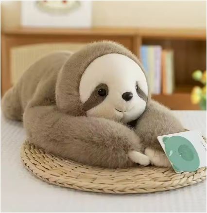 Blød Krammepude CuddleSphere – Økologisk Kunstpels Komfortabel Følgesvend til Afslapning, 45 cm