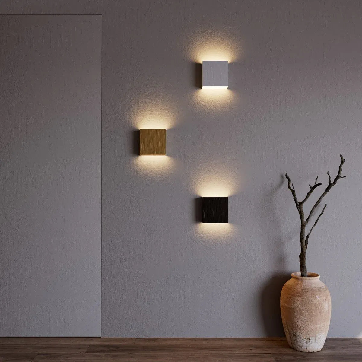 OLEA - Minimalistisk væglampe i aluminium