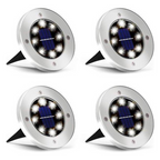 Miljøvenlig - LED-spotlights drevet af solenergi