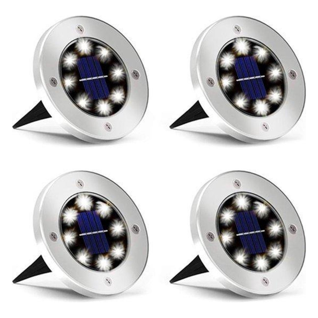 Miljøvenlig - LED-spotlights drevet af solenergi