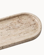 THYRA - Keramikbakke – travertinbeige, til parfume, stearinlys og smykker