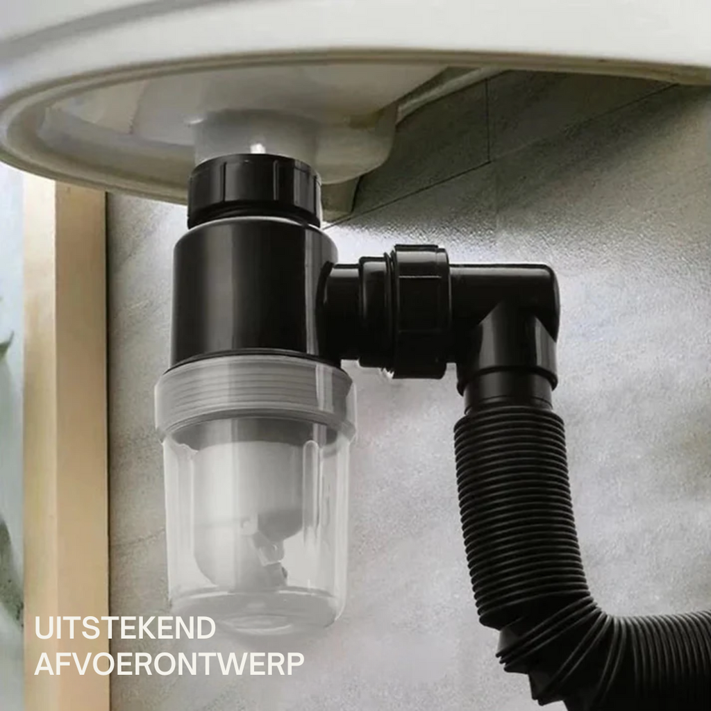 LENEA - Fleksibelt rør til afløb til vasken – lækagesikkert