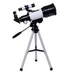 Professionelt 300/70mm Teleskop med Stativ og Smartphone Holder