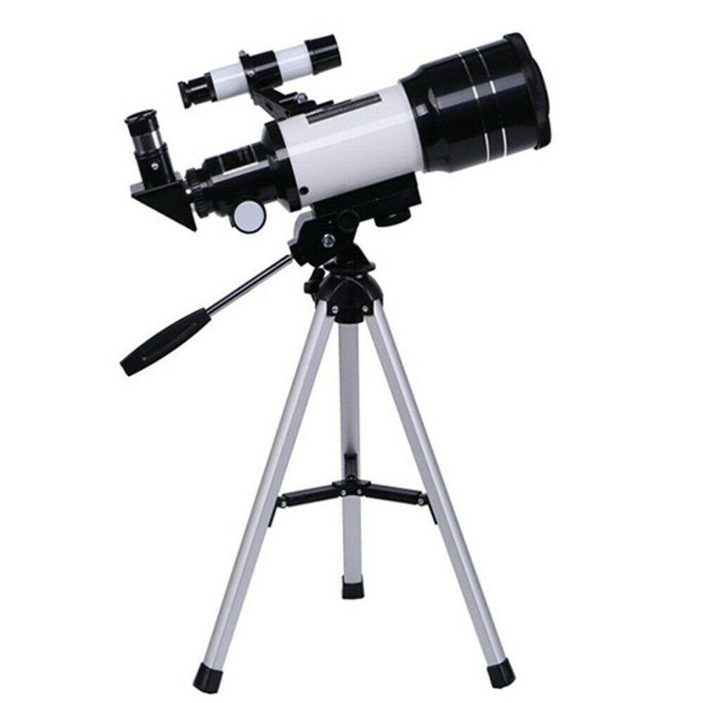 Professionelt 300/70mm Teleskop med Stativ og Smartphone Holder