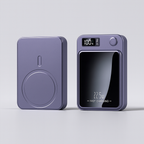 20000mAh Bærbar Powerbank med 22,5W Hurtig Opladning og Trådløs Strøm – Slank og Transportabel