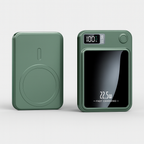 20000mAh Bærbar Powerbank med 22,5W Hurtig Opladning og Trådløs Strøm – Slank og Transportabel
