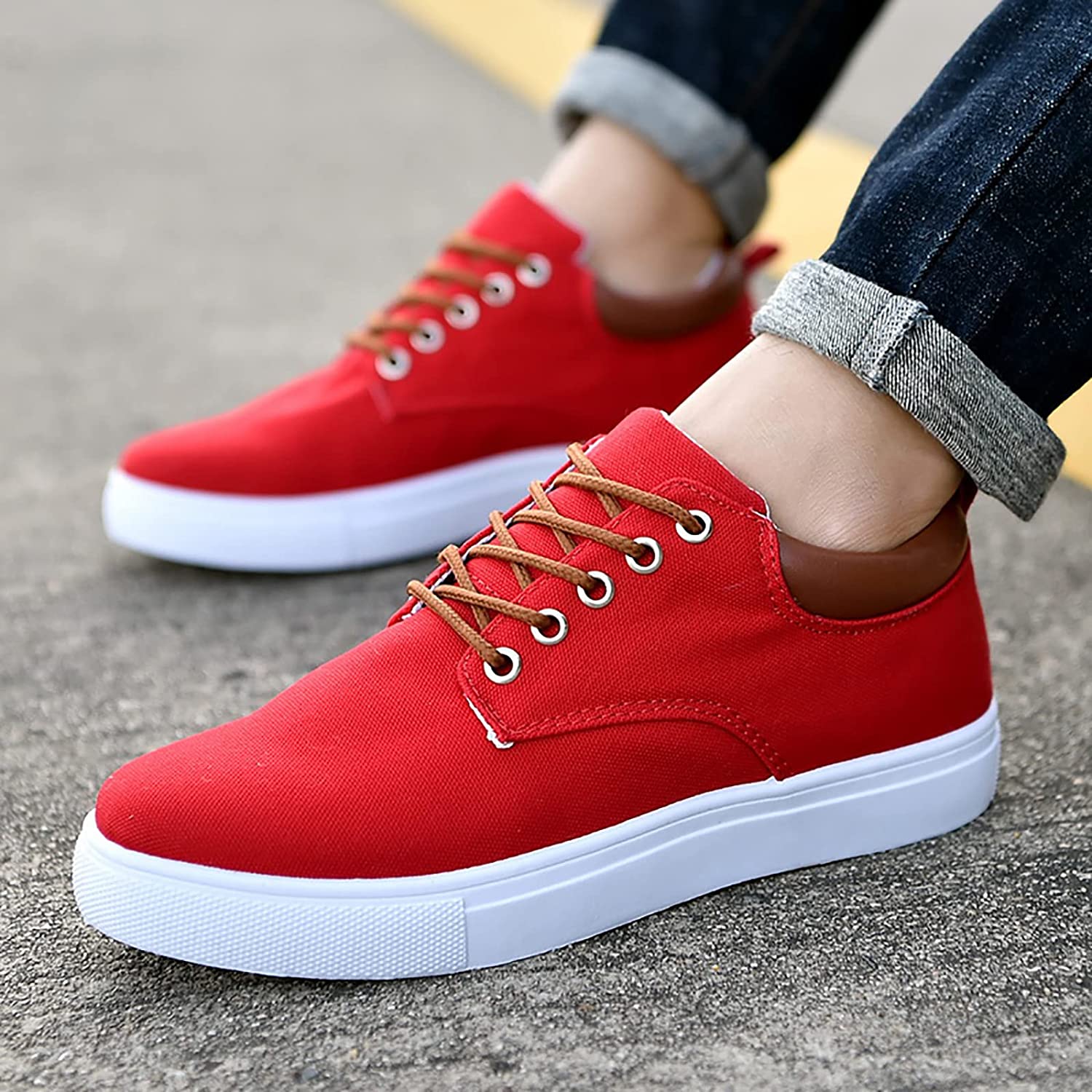 Sneakers - Seje herresneakers med hvid sål