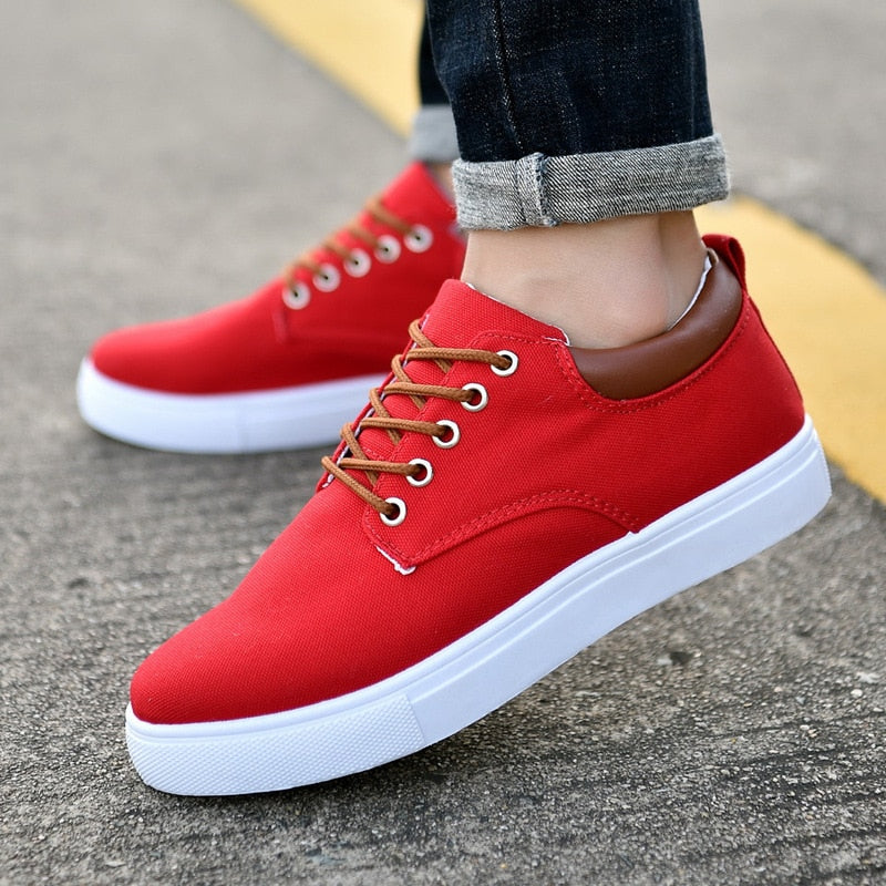 Sneakers - Seje herresneakers med hvid sål