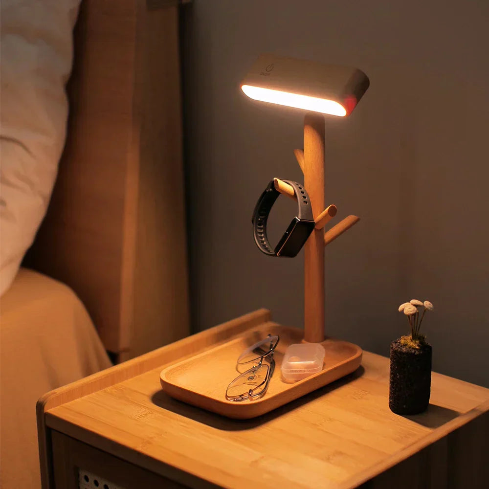 PER - Bordlampe i træ