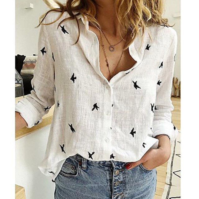 Trendy Casual Bluse - En Smart & Luftig Damebluse