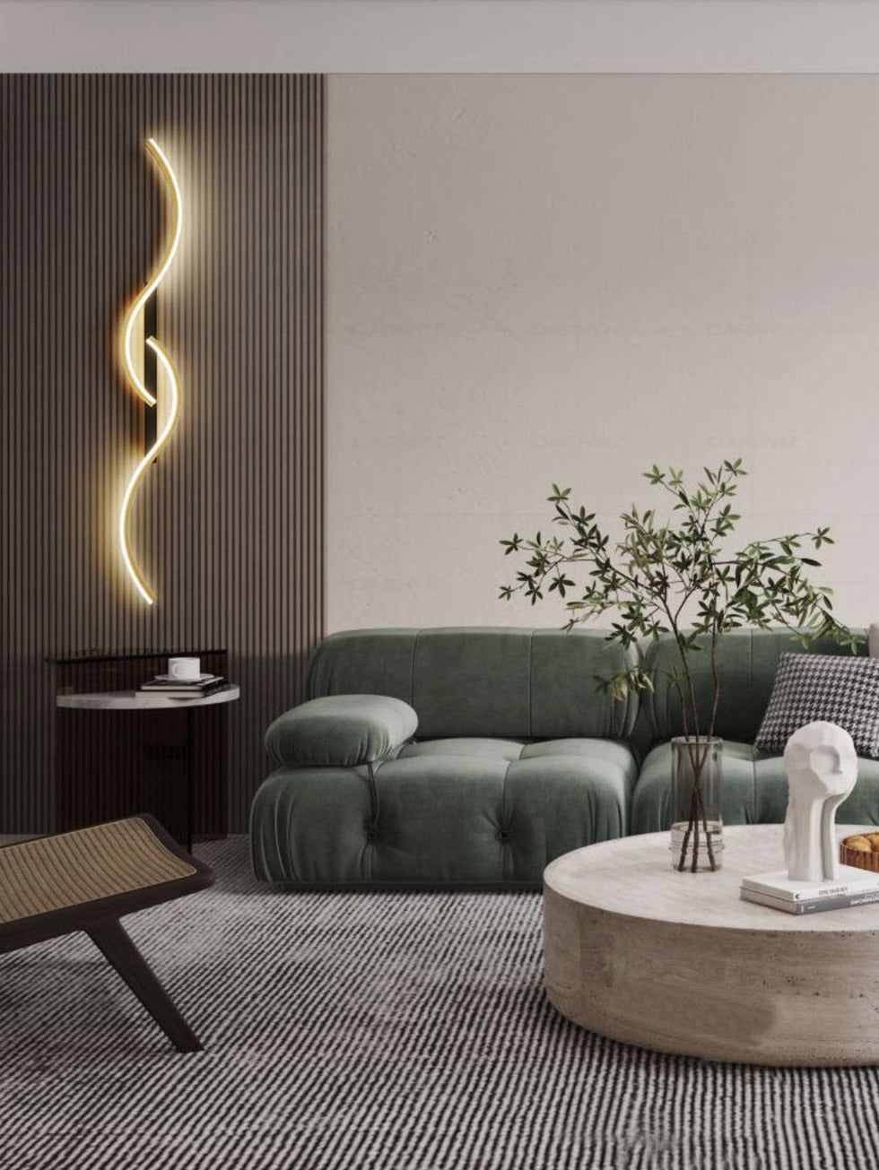 Artistic LED Wall Lamp - Moderne Væglampe med Kunstnerisk Design