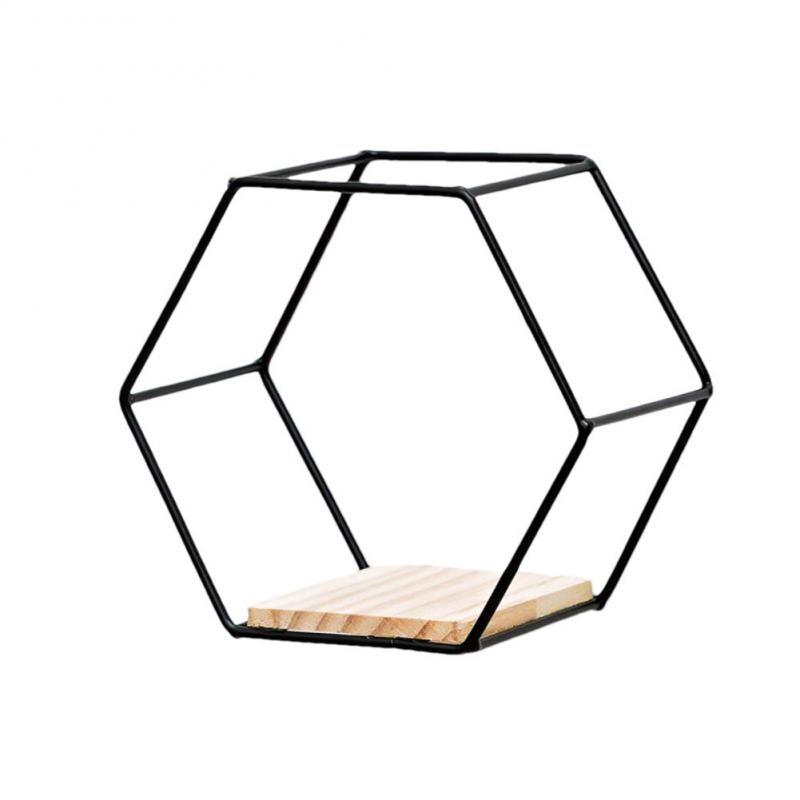 BODIL - Sekskantet Vægdekoration med Moderne Geometrisk Design