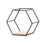 BODIL - Sekskantet Vægdekoration med Moderne Geometrisk Design