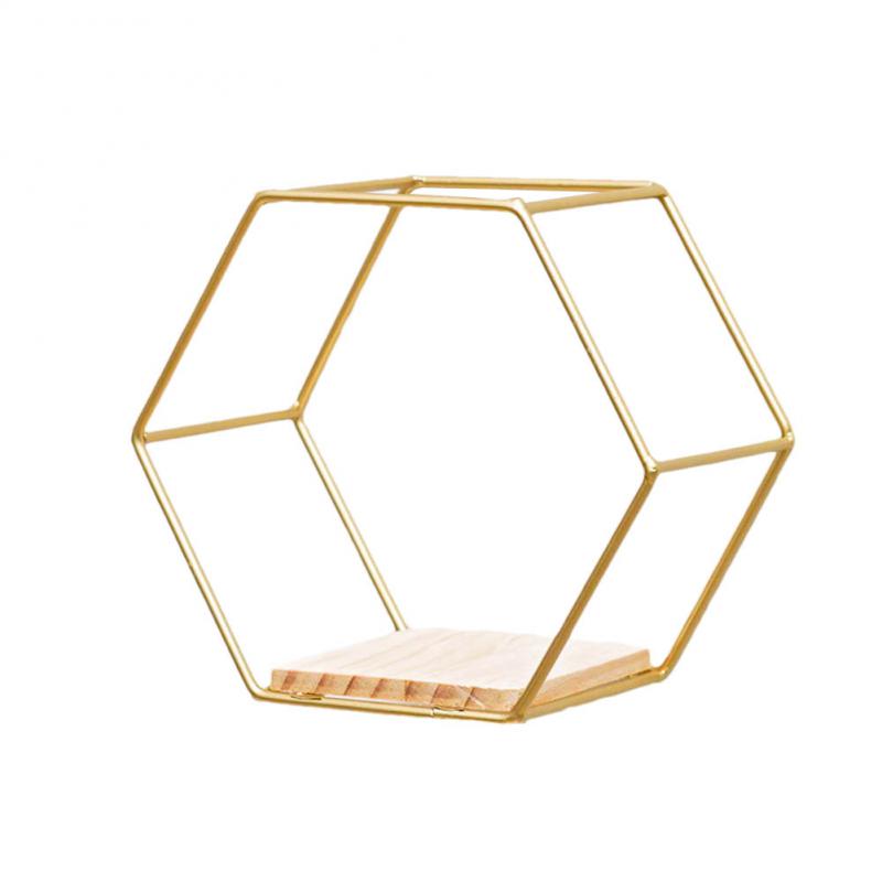 BODIL - Sekskantet Vægdekoration med Moderne Geometrisk Design