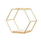 BODIL - Sekskantet Vægdekoration med Moderne Geometrisk Design