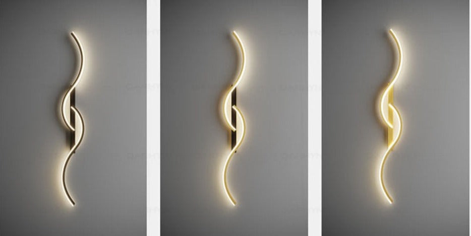 Artistic LED Wall Lamp - Moderne Væglampe med Kunstnerisk Design