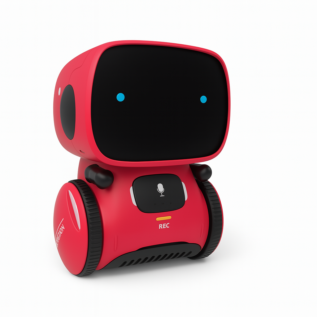 Interaktiv Tale- og Læringsrobot til Børn – Smart Uddannelseslegetøj med Stemmer, Sange og Spil