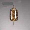 Elegant Pendellampe - Glas Skærm med Fe Motif
