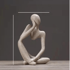 Abstrakt Motiv i Minimalistisk Indretning