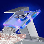 Elegant Kobber Vaskemixer med LED-belysning