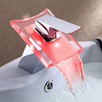 Elegant Kobber Vaskemixer med LED-belysning