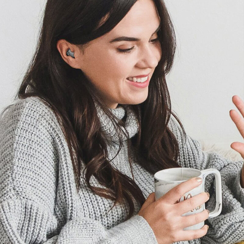Trådløse Bluetooth Øretelefoner med Aktiv Støjreduktion