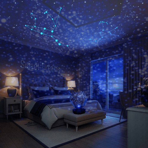 Kreativ Stjernehimmel Projektor med Fantastisk Belysning