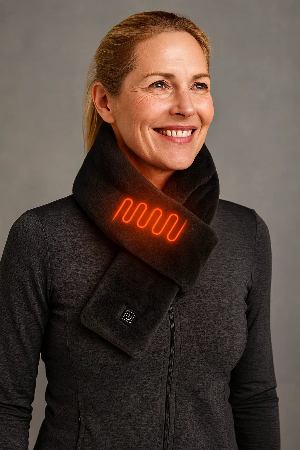 Vinterhalstørklæde med Opvarmning