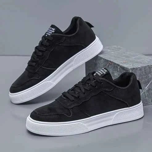 Enkle Low Top Sneakers - Chunky Tekstureret Såle