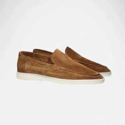 Stilfulde Slip-on Penny Loafers - Kontrast Såle