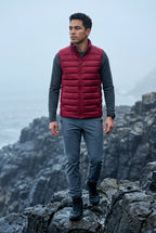 Stilfuld Høj Krave Polstret Vest - Slank Silhuet Design