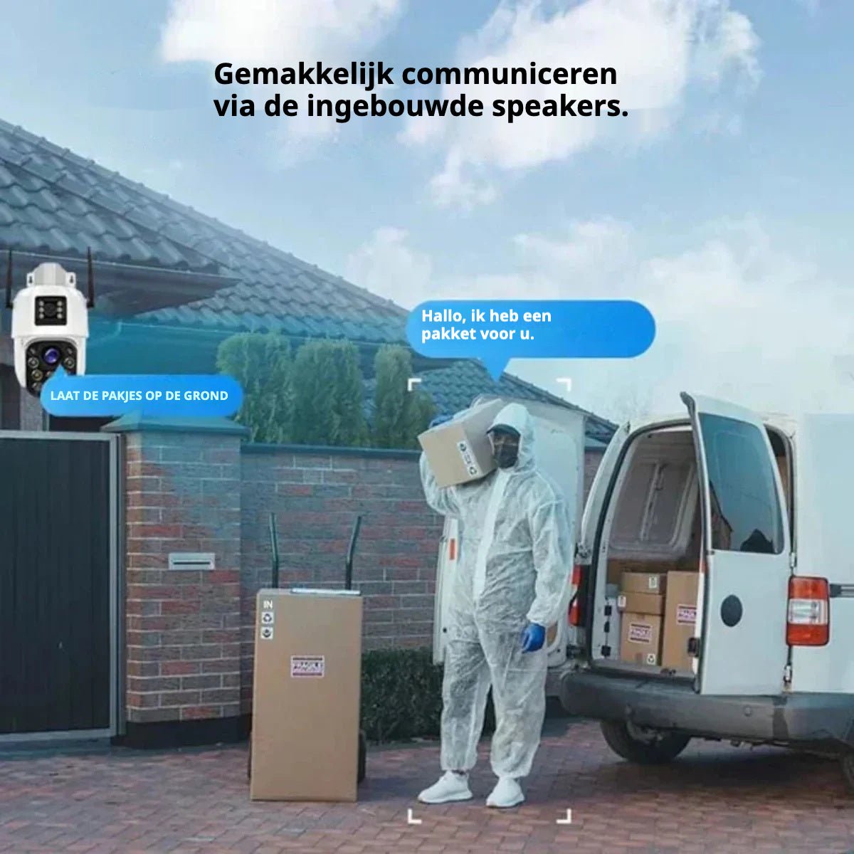Solpanel - Trådløst Sikkerhedskamera