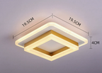 KIRSTINE - Påbygningsmonteret LED-belysning – moderne design