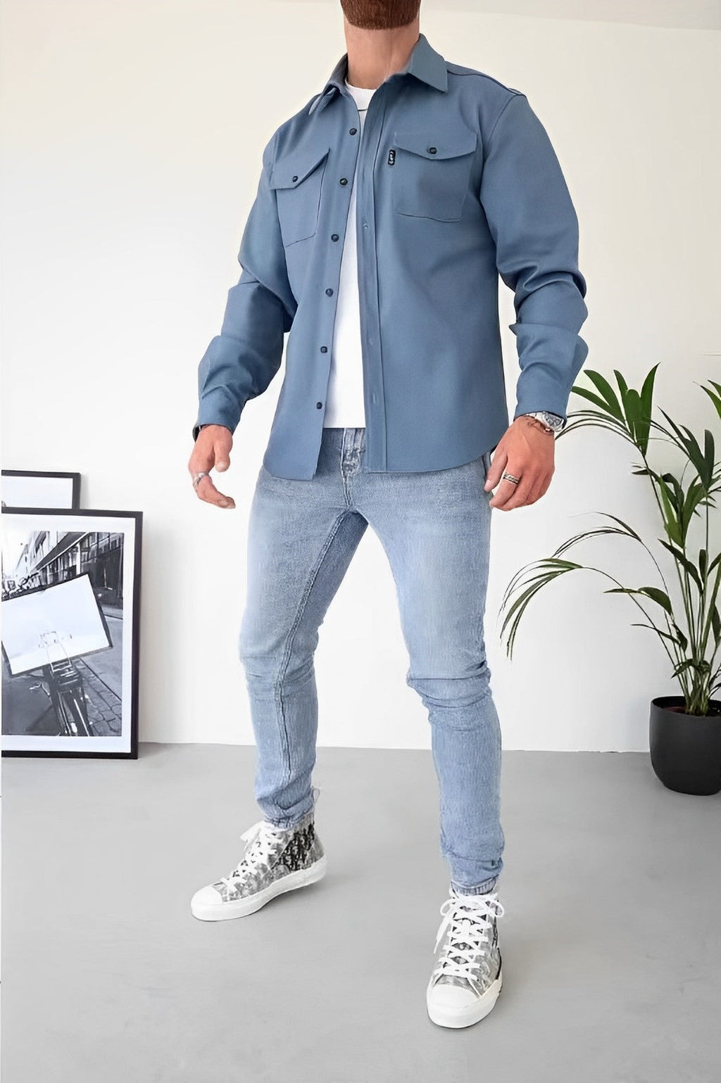 Casual Herre Skjorte