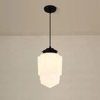 LYKKE - Lampe af mat glas