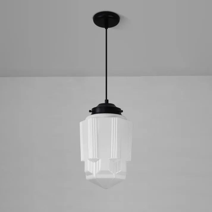 LYKKE - Lampe af mat glas