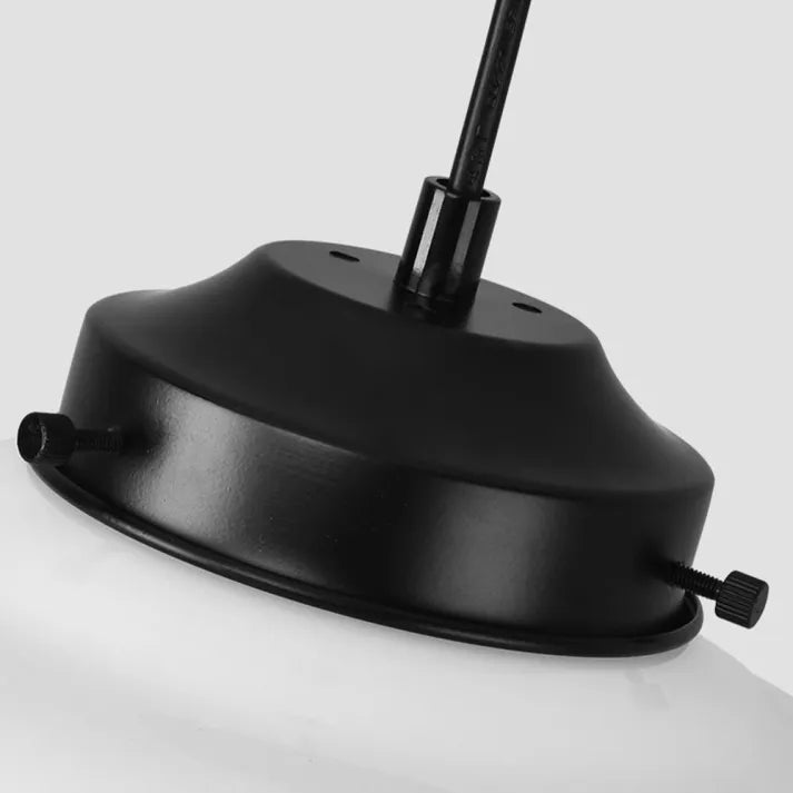 LYKKE - Lampe af mat glas